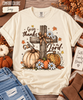 Give Thanks to the Lord Comfort Colors Tee