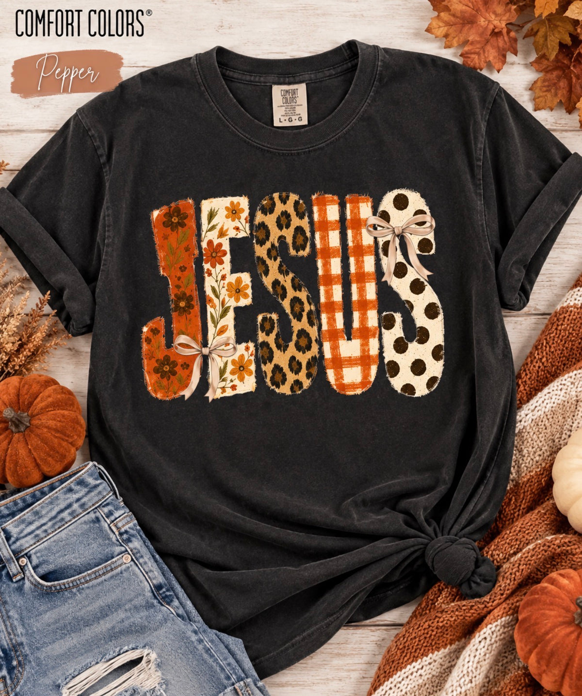 Jesus Fall Comfort Colors Tee