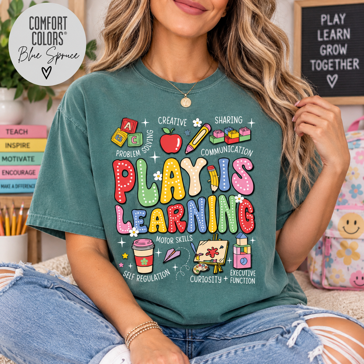 Play Is Learning Comfort Colors Tee