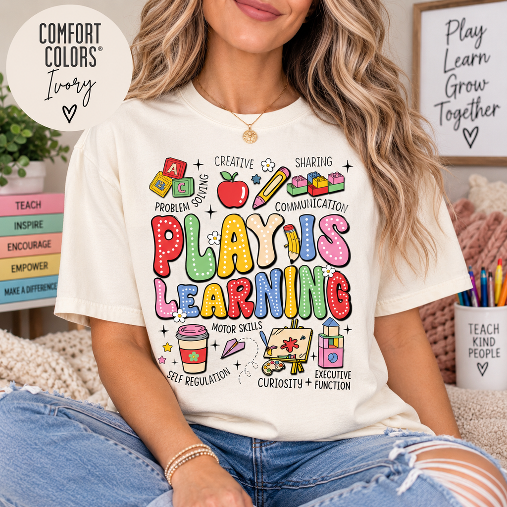 Play Is Learning Comfort Colors Tee