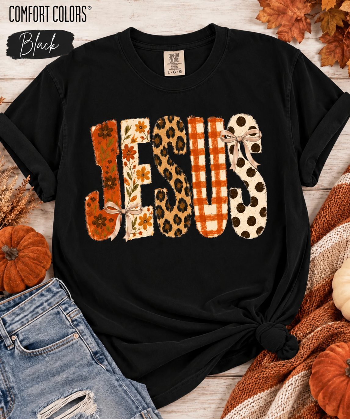 Jesus Fall Comfort Colors Tee