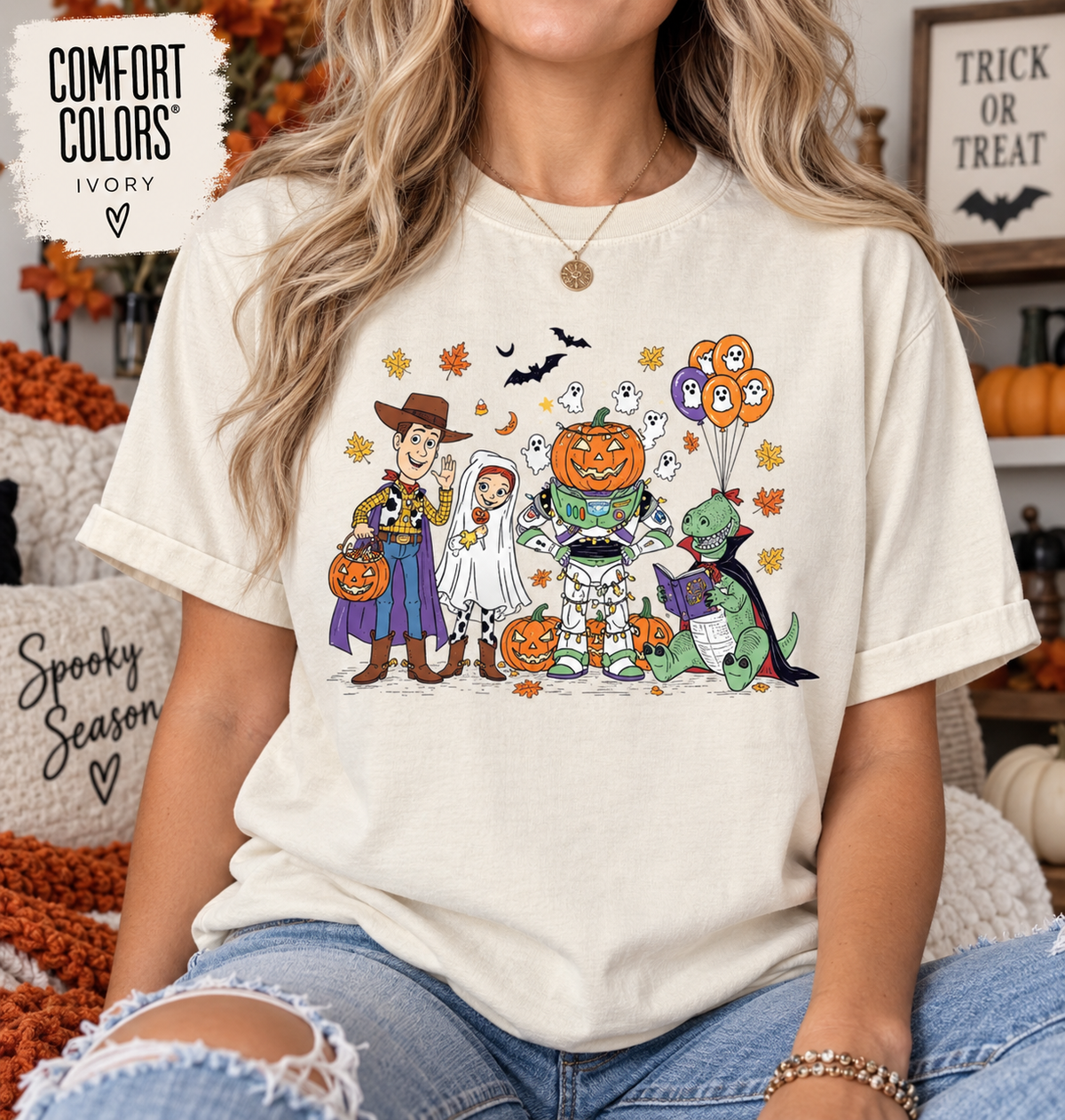 Toy Story Trick or Treat Comfort Colors Tee