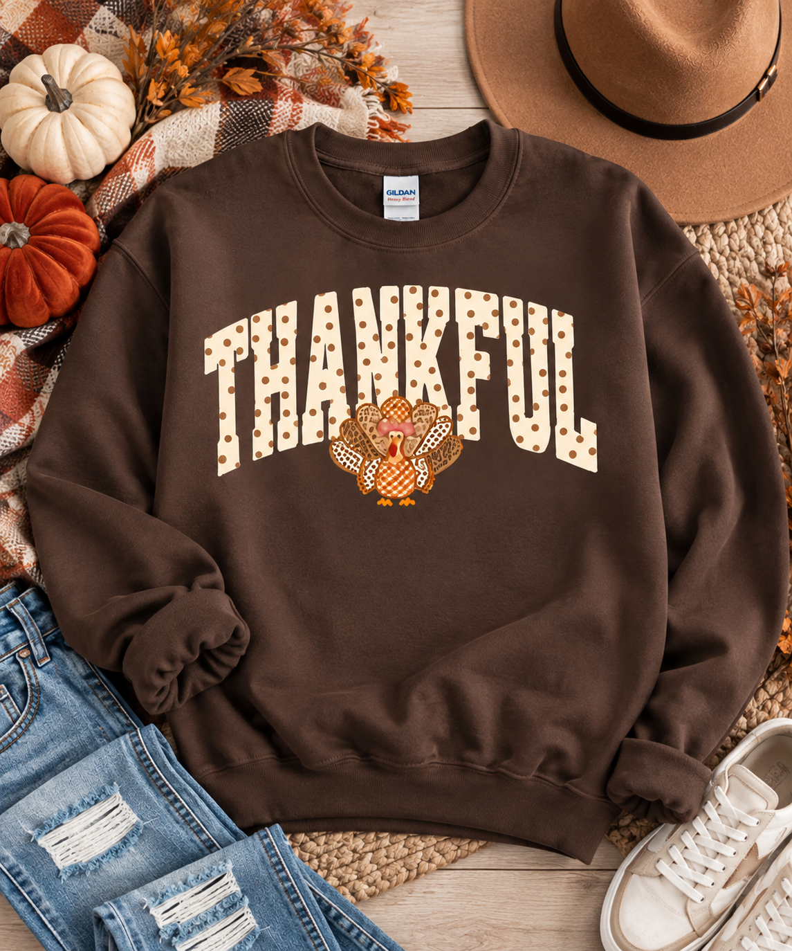 Thankful Turkey Crewneck