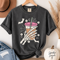 Spooky Coffee Comfort Colors Tee