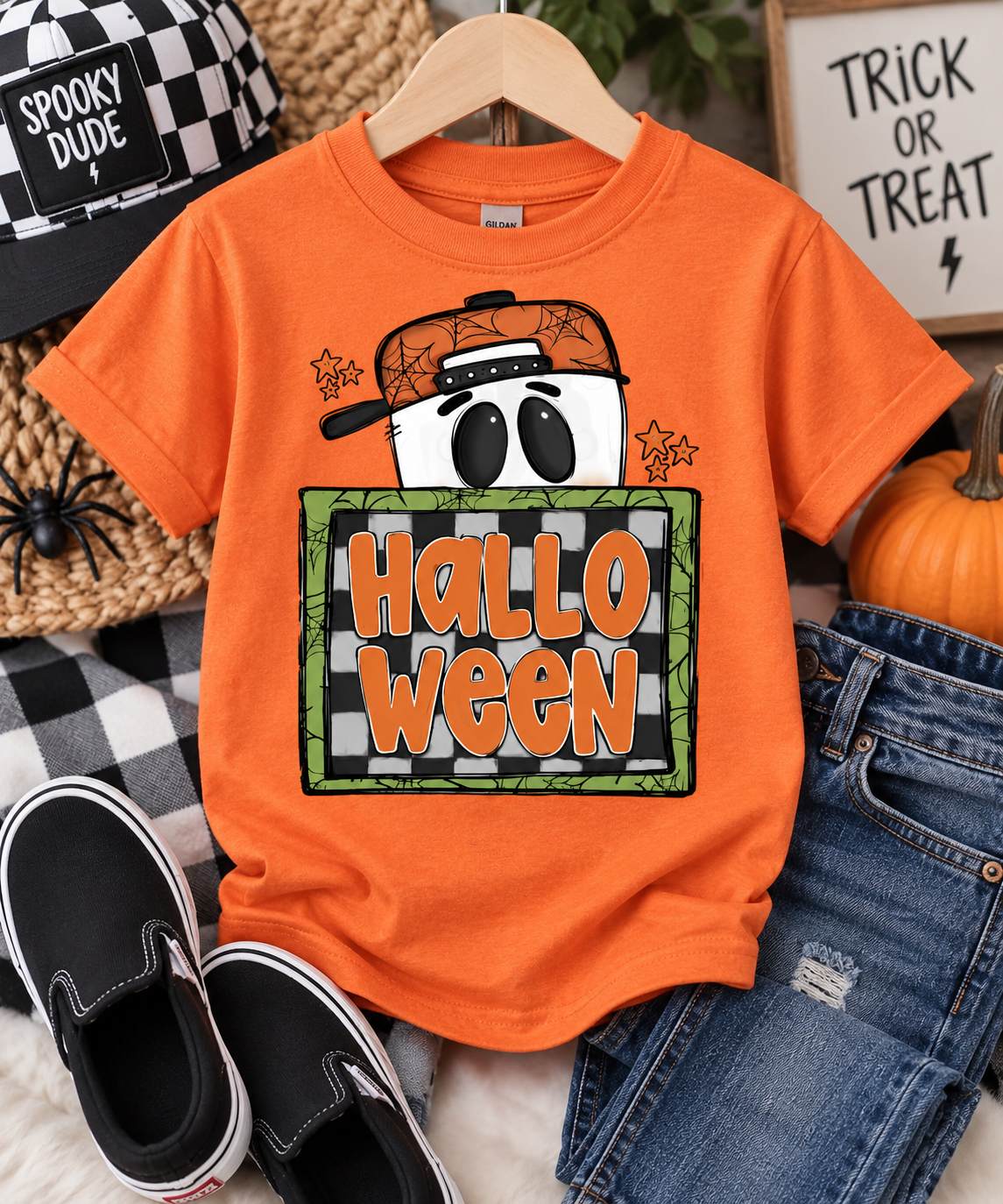 Halloween Ghost Boy Tee